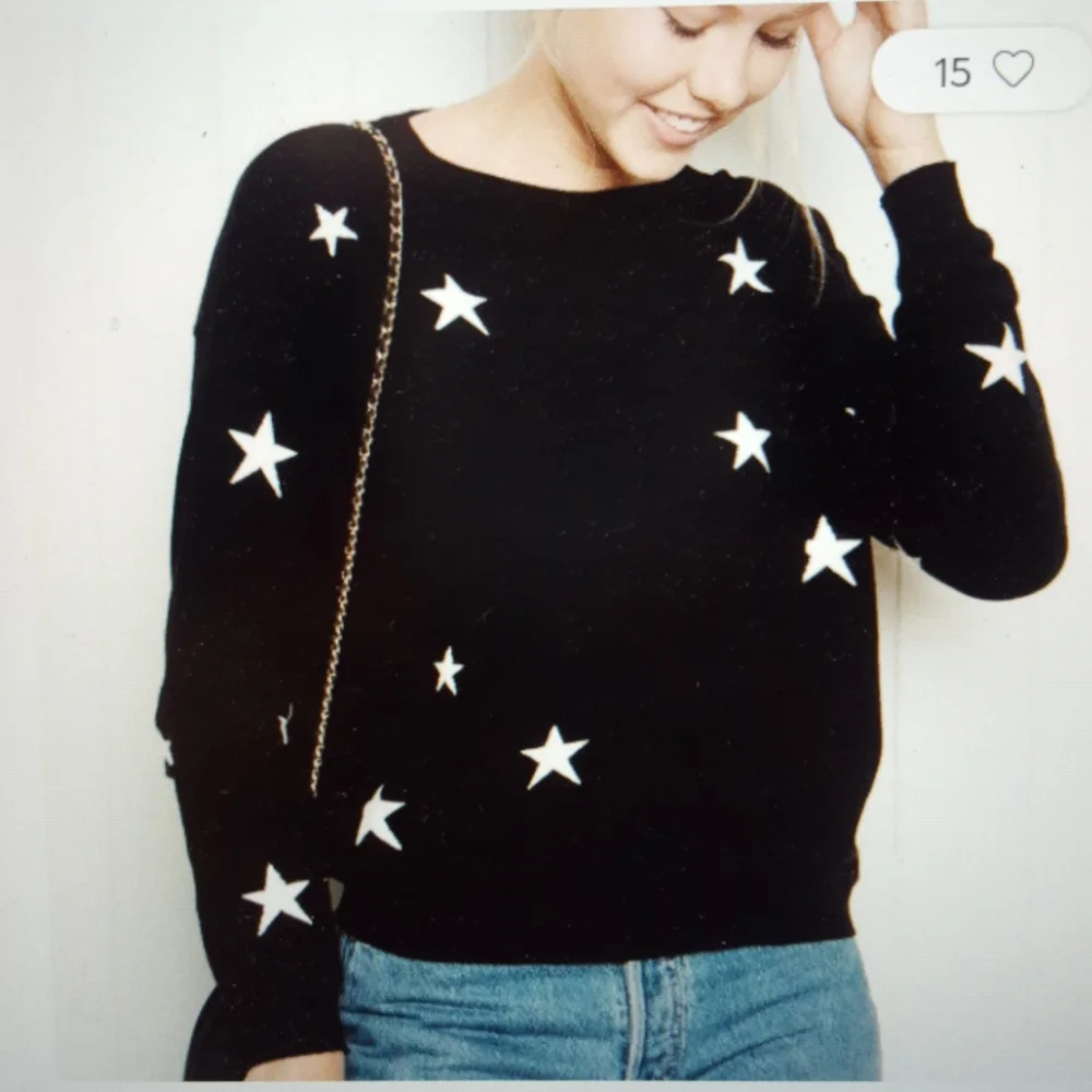 Brandy Melville Alanis Star Sweater, OS - Picture 2 of 9
